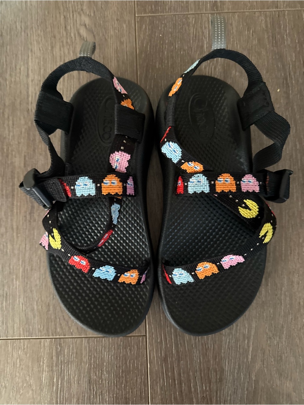 Chaco Kids Sandals - Limited Edition PAC Man - size 3Y